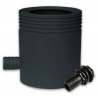 Rainwater collector with filter and connection