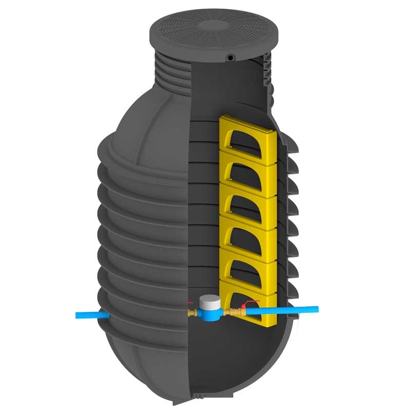 Water meter well tank SW1000