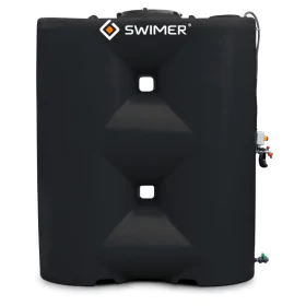 Rain Water Tank Slim-Line SLJP 3000 l black