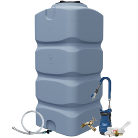 Rainwater storage tank set Roma BK 750l with pump GAP x80