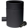 Rainwater collector with filter and connection