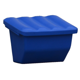 Sand, salt and sorbent bin 60 l blue