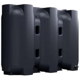 Aquabank Slim 2200 l oberirdischer Regenwasserspeicher schwarz