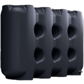 Aquabank Slim 4000 l ground-level rainwater storage tank black