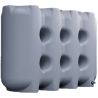 Aquabank Slim above-ground rainwater tank