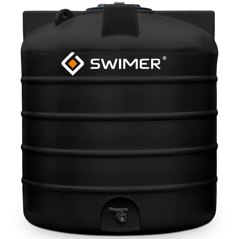 Rainwater and process water tank Eco-Line ELJP 1500 l black