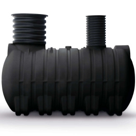 Horizontal-Line tank 3000l black