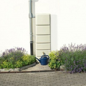 Rainwater tank Slim 300 l beige