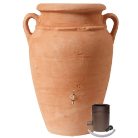 Rainwater tank set Antique Amphora 250L-600L with collector