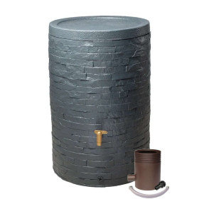 Aronda 250l rainwater storage tank kit with collector