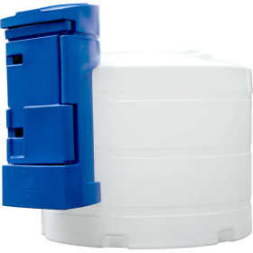 BlueMaster Basic Plus single wall tank with 2500 l distribution box