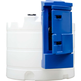 BlueMaster Basic Plus single wall tank with 2500 l distribution box