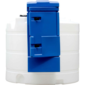 BlueMaster Basic Plus single wall tank with 2500 l distribution box