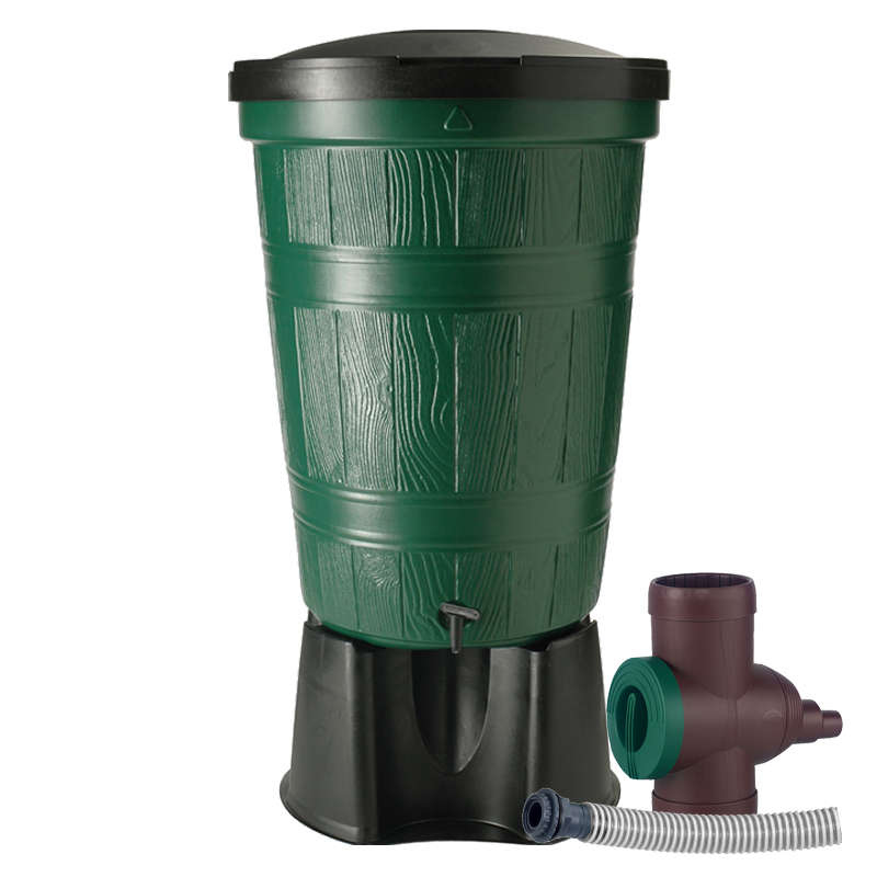 Garden Lake 200L Inox rainwater tank set