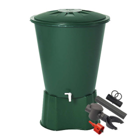 Round 210L Speedy rainwater tank set