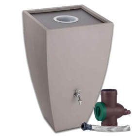 Rainwater tank set Modena 200L Inox