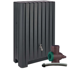 Barletta 280L Inox rainwater tank set