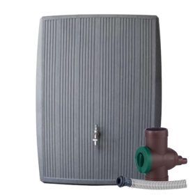 Concrete 200L Inox rainwater tank set