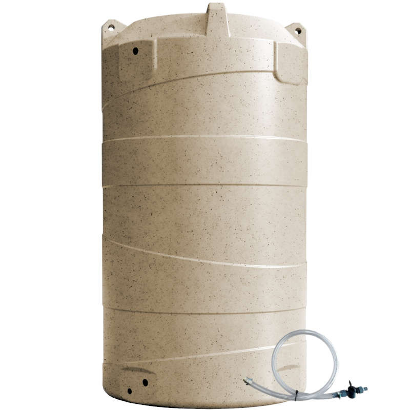 Grande granite rainwater tank with hose