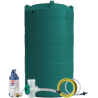 Grande rainwater tank set with pump