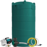 Grande rainwater tank set with pump