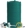 Grande rainwater tank set with pump