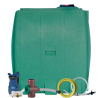 Verona rainwater tank set with pump