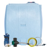 Verona rainwater tank set with pump