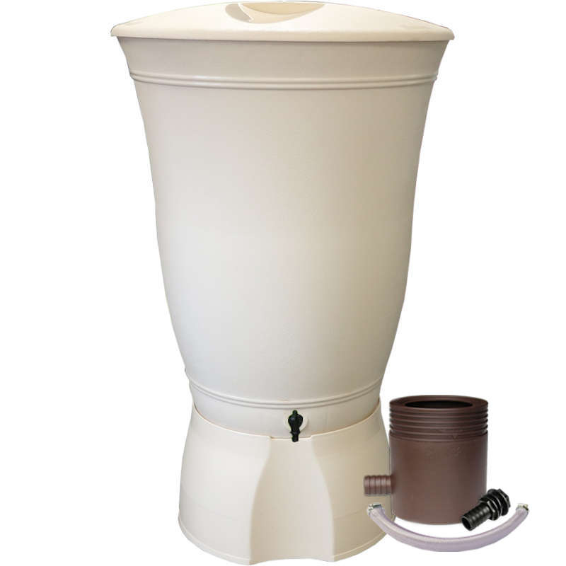 Rainwater tank set Floral 300L with complete collector