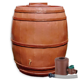 Big Bounty 1100L rainwater tank set with filter and valve