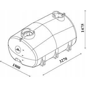 TankMaster 6000 l mobile tank scheme