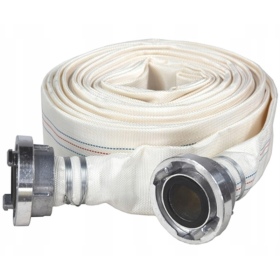 Hose with quick-release couplings, sable