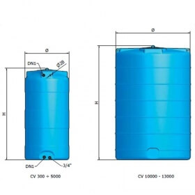 CV tanks for drinking water