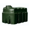 Double-walled tank for heating oil