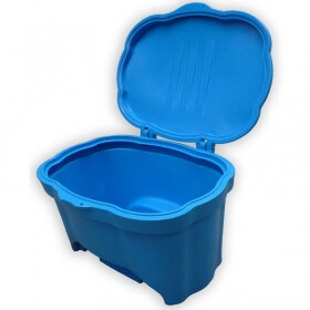 Container for sand and salt - PPMM blue