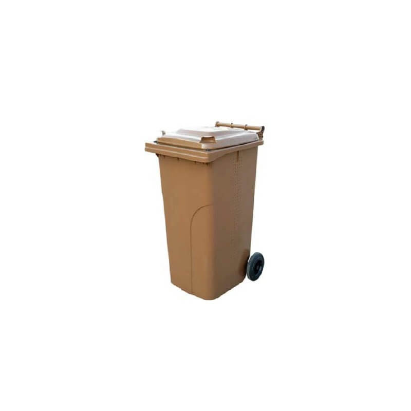 Bio-waste bin with grate