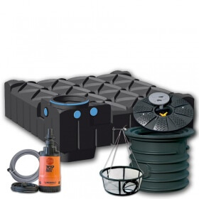 Garden system Standard with F-Line 3000 l tank with top multi tech 2 pump