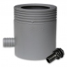 Rainwater collector with filter and connection