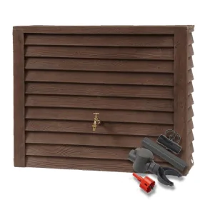 WOODY 350L KIT MIT SPEEDY WASSERHAHN UND AUFFANGBEHÄLTER