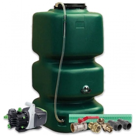 Garden-Tank 1000 l rainwater tank kit with external pump