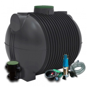 GARDEN SET WITH JUMBO TANK 10000l and infiltration box