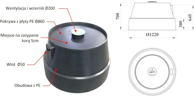 Kompostownik osadów Composter